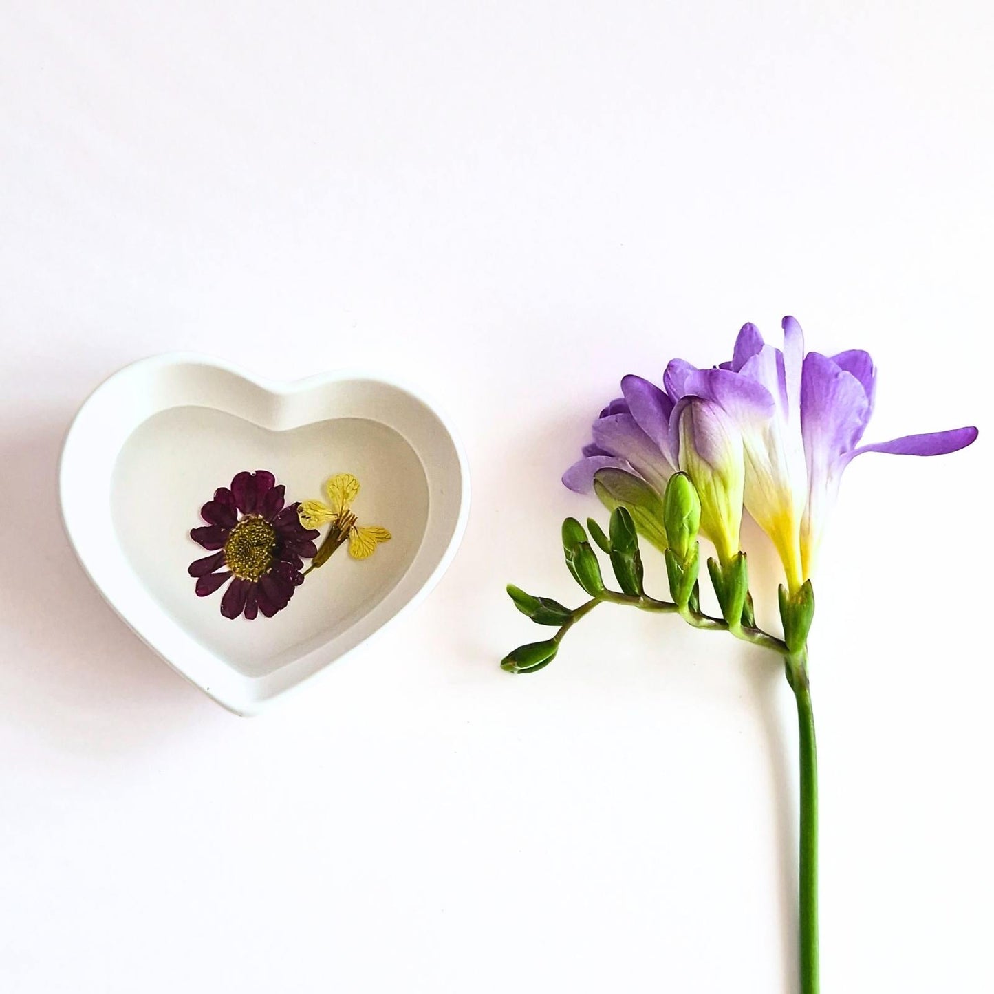 Botanical Small Heart Ring Dish In Multiple Designs