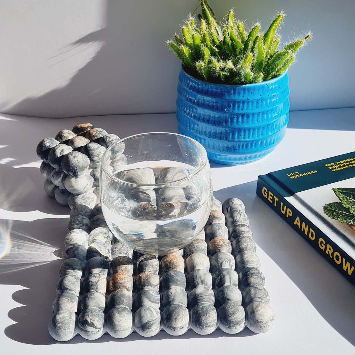 Handmade bubble coaster