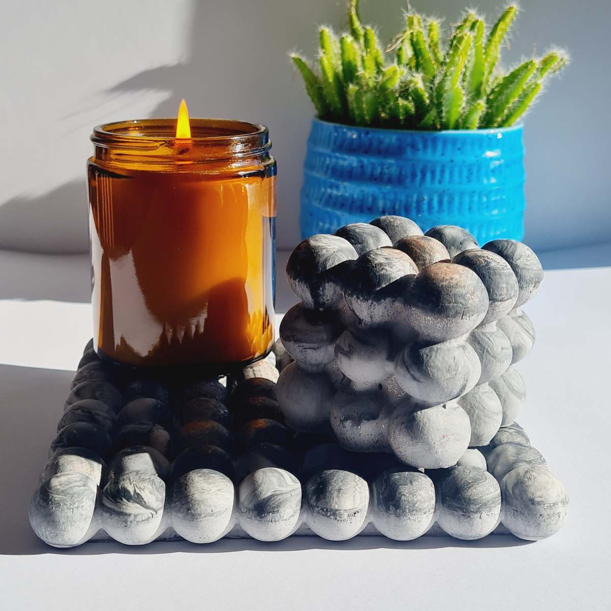 Handmade bubble home decor gift set