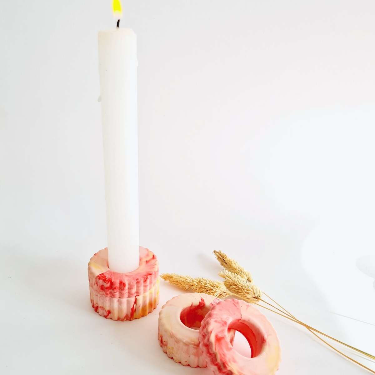 Stackable Stick Candle Holder Set