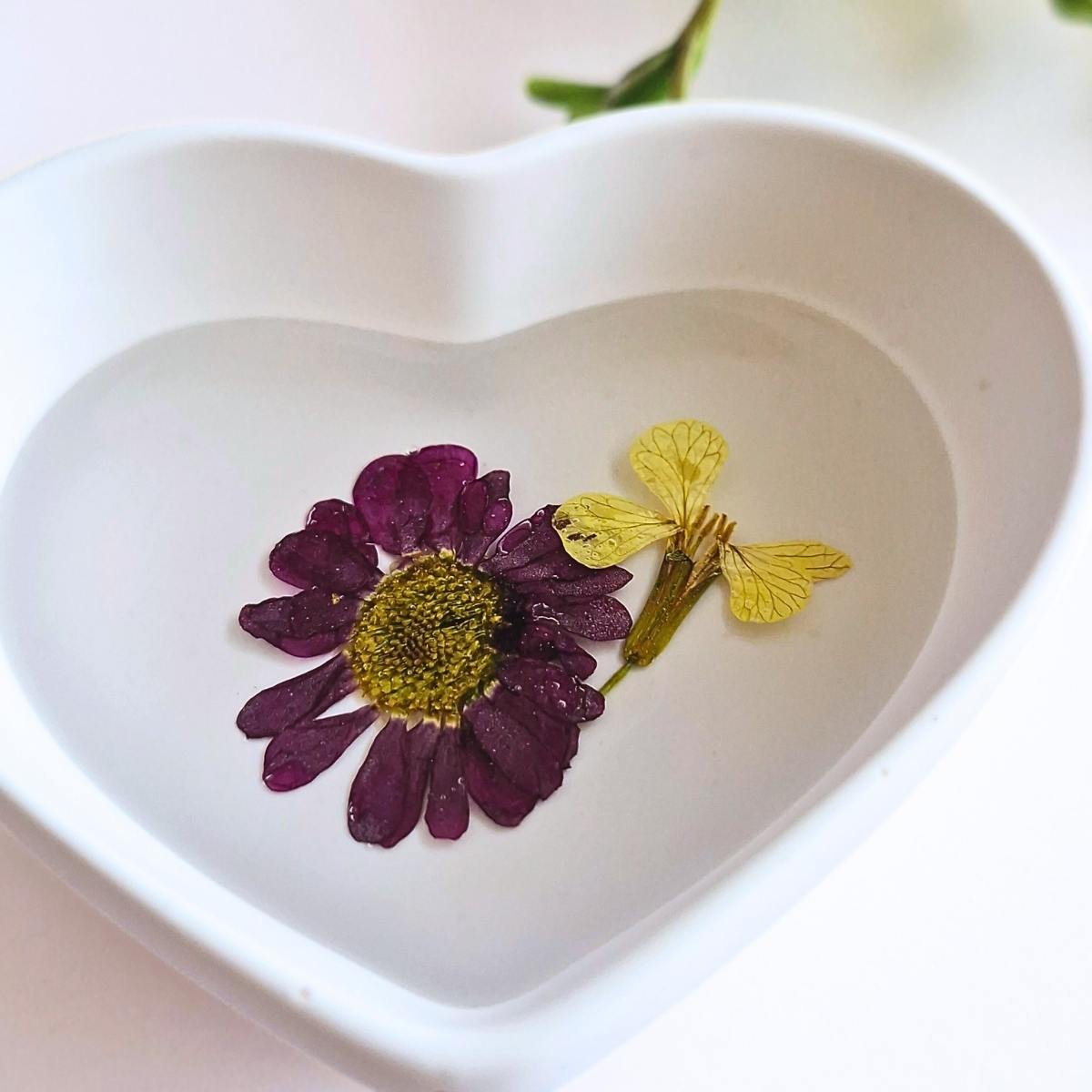 Botanical Small Heart Ring Dish In Multiple Designs