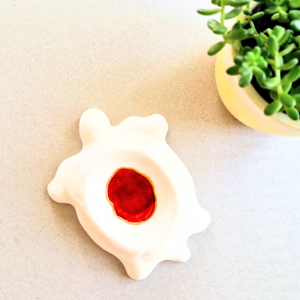 Hope Turtle Ring Dish - Handcrafted Jewellery Holder Gift