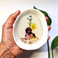 Botanical Jewellery Dish with Real Pressed Flowers & Gemstones
