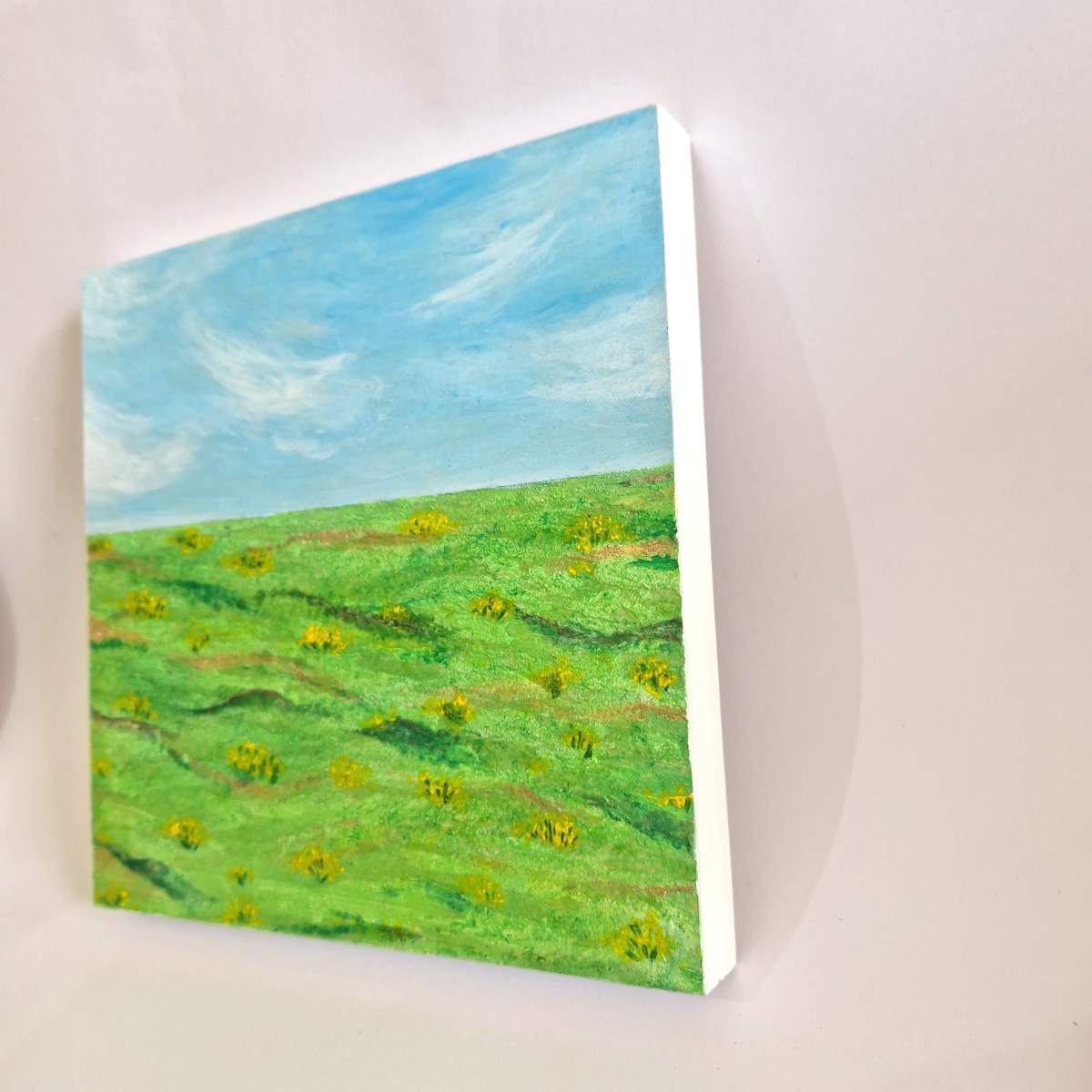 Spring Meadow - Abstract Landscape Wall Art