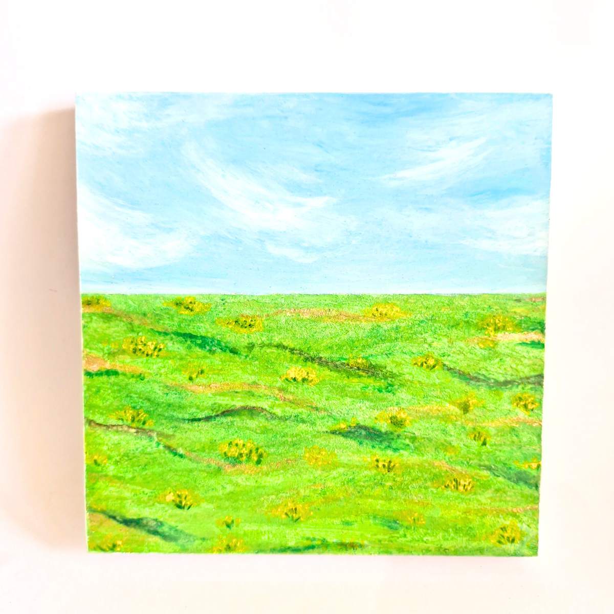 Spring Meadow - Abstract Landscape Wall Art