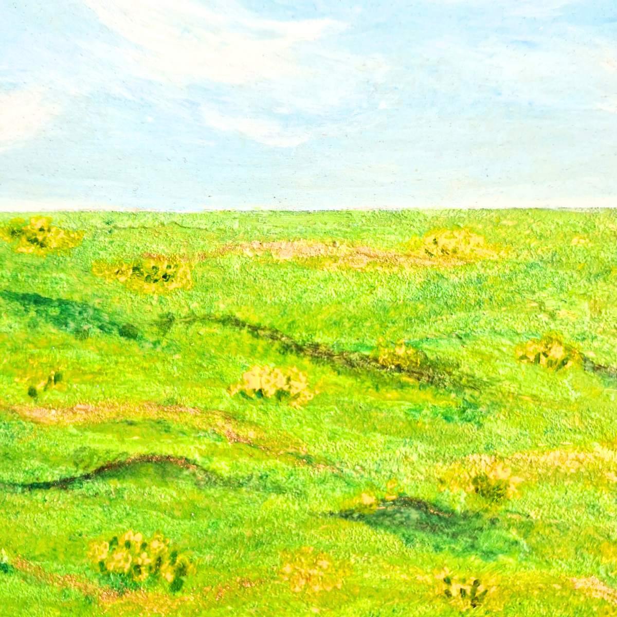 Spring Meadow - Abstract Landscape Wall Art