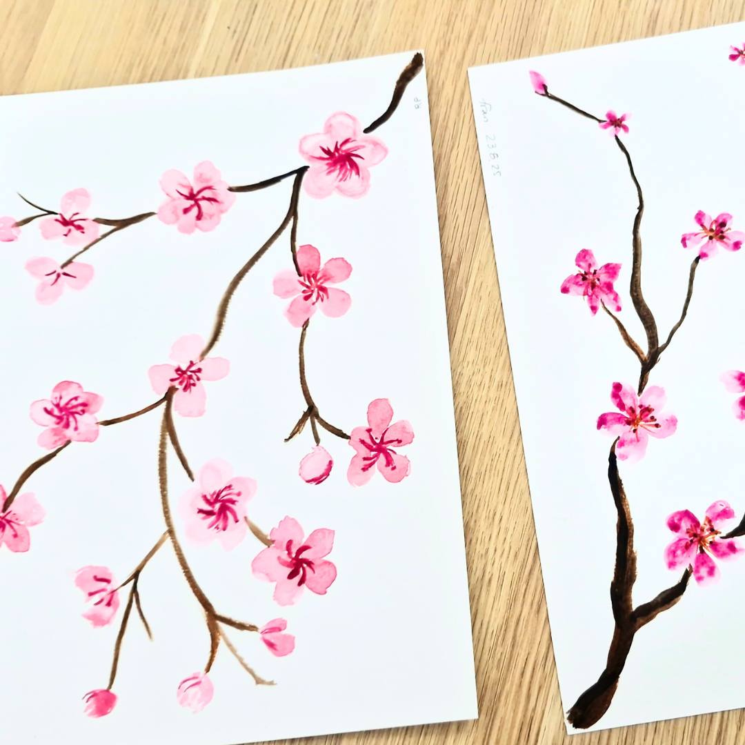 Watercolor Painting Workshop -  Paint Japanese Cherry Blossoms - Melbourne