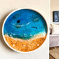 Round Ocean Resin Art Tray & Wall Art – Melbourne Beach Art