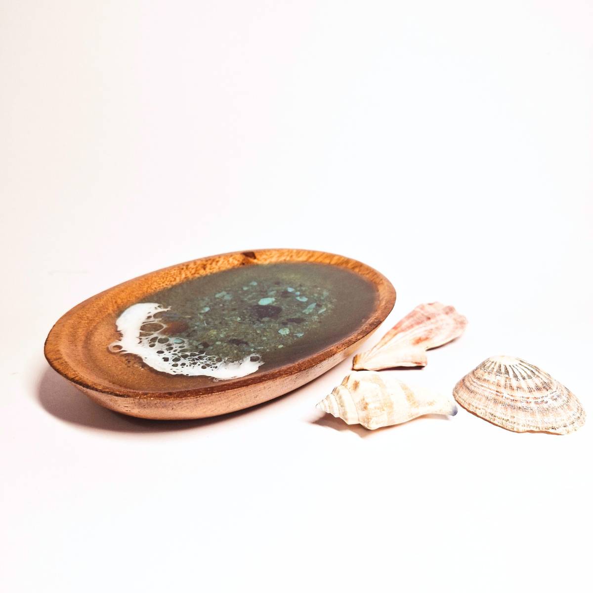 Keepsake Ocean Resin Art Trinket Dish | Gift For Her