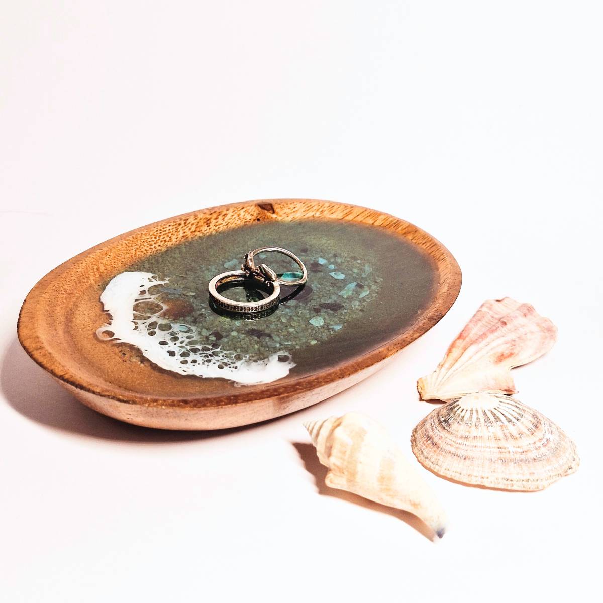 Keepsake Ocean Resin Art Trinket Dish | Gift For Her