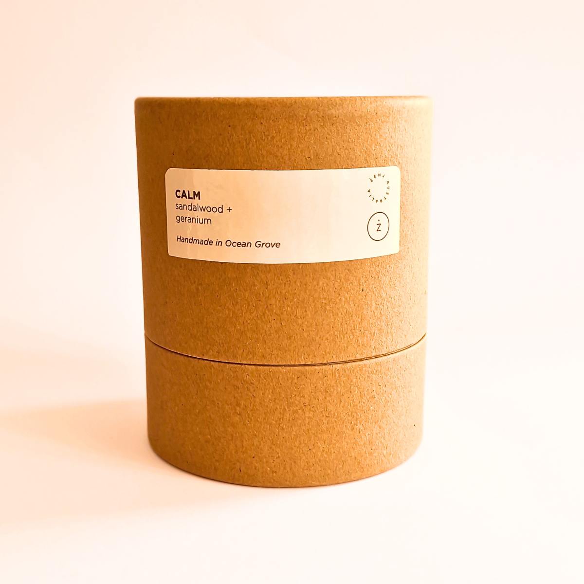 Calm - Sandalwood & Geranium Soy Candle