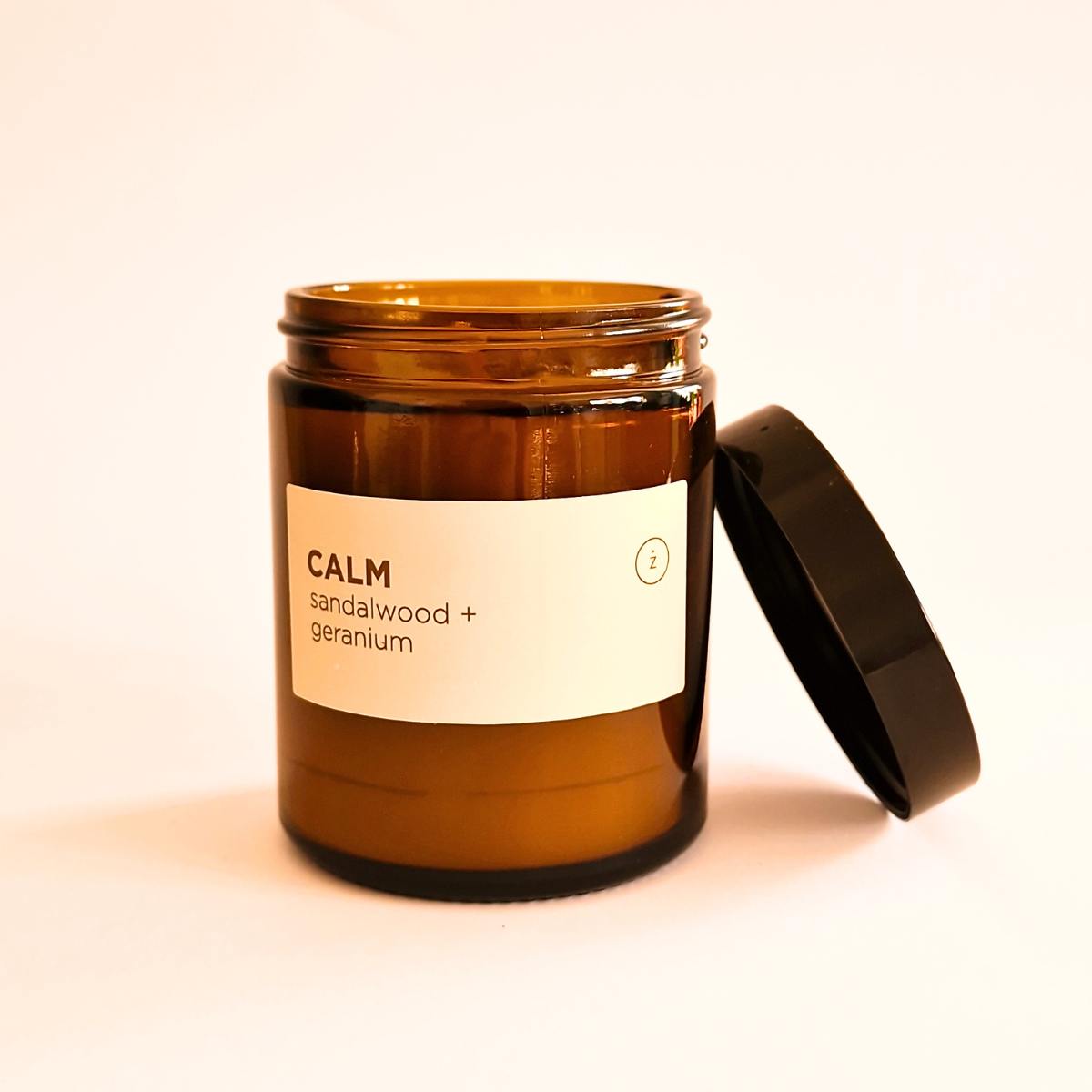Calm - Sandalwood & Geranium Soy Candle