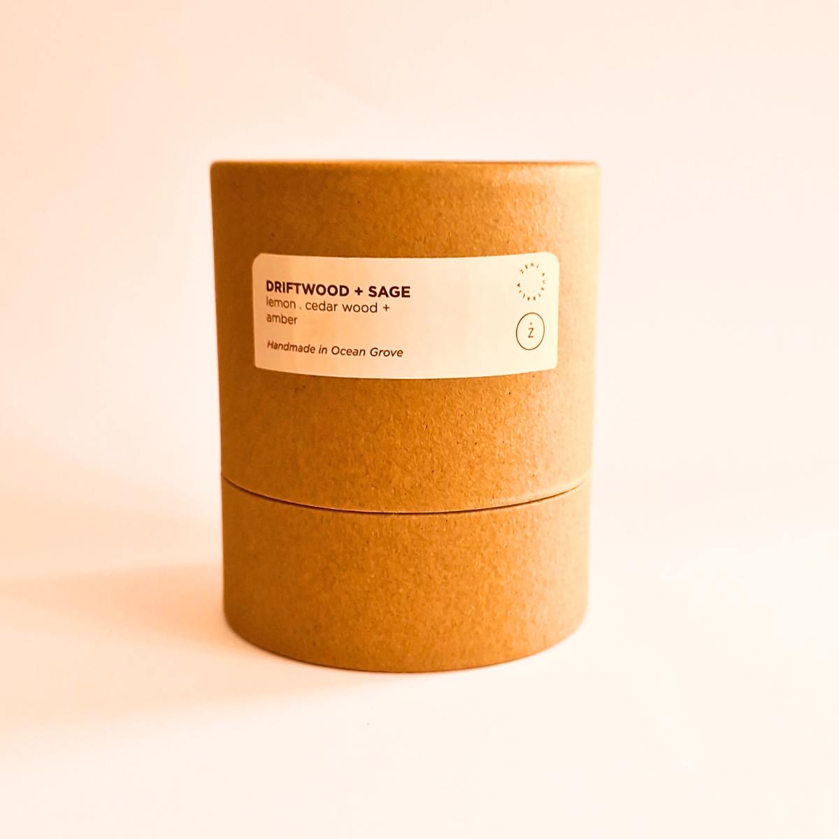 Driftwood Sage - Lemon, Cedarwood & Amber Soy Candle