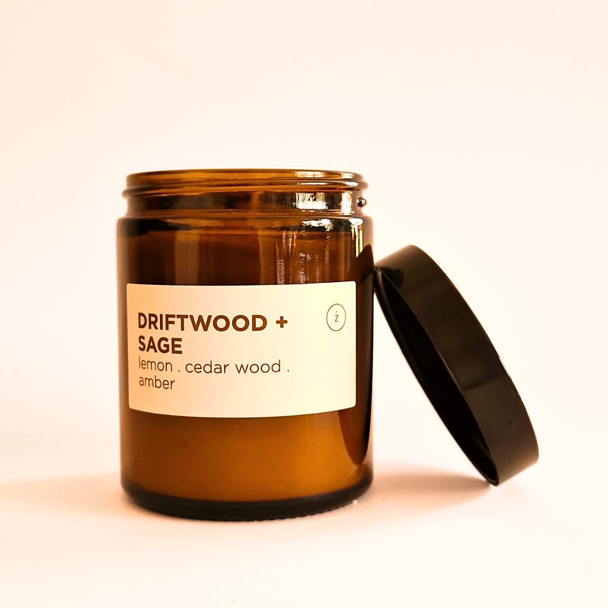 Driftwood Sage - Lemon, Cedarwood & Amber Soy Candle
