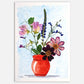 Garden Bouquet Botanical Art Print – Pressed Flower Wall Art