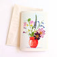 Garden Bouquet Art Greeting Card – Blank Inside