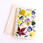 Pansy Collage Art Greeting Card – Blank Inside