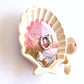 Pink Ocean Shell Jewellery Holder - Gift For Her