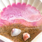 Pink Ocean Shell Jewellery Holder - Gift For Her