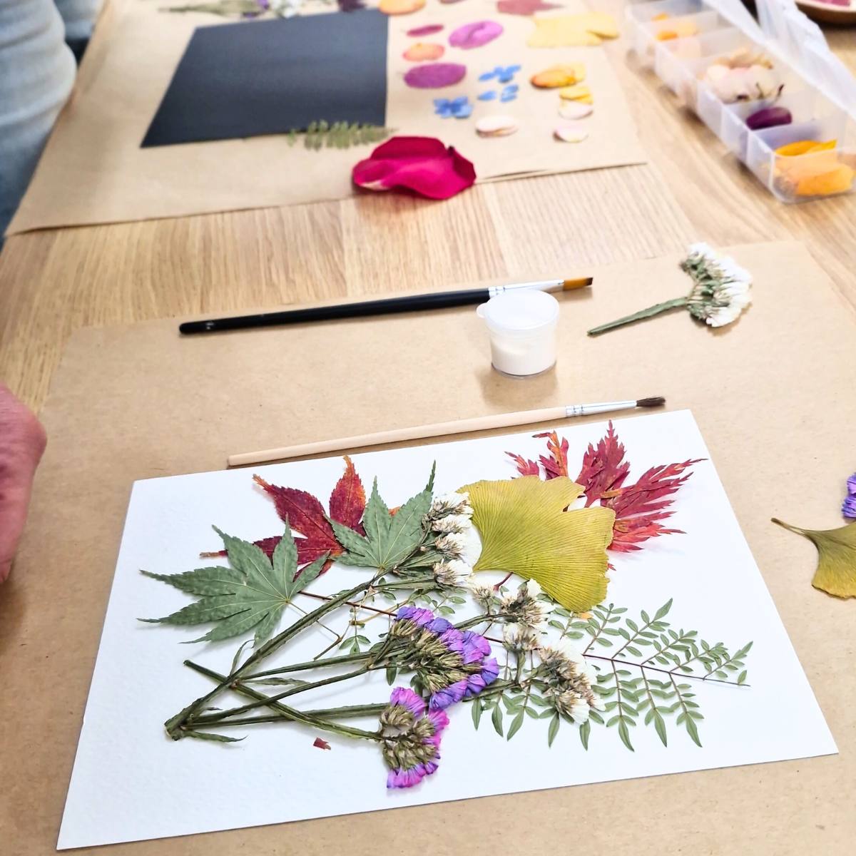 Pressed Flowers Art Workshop Melbourne
