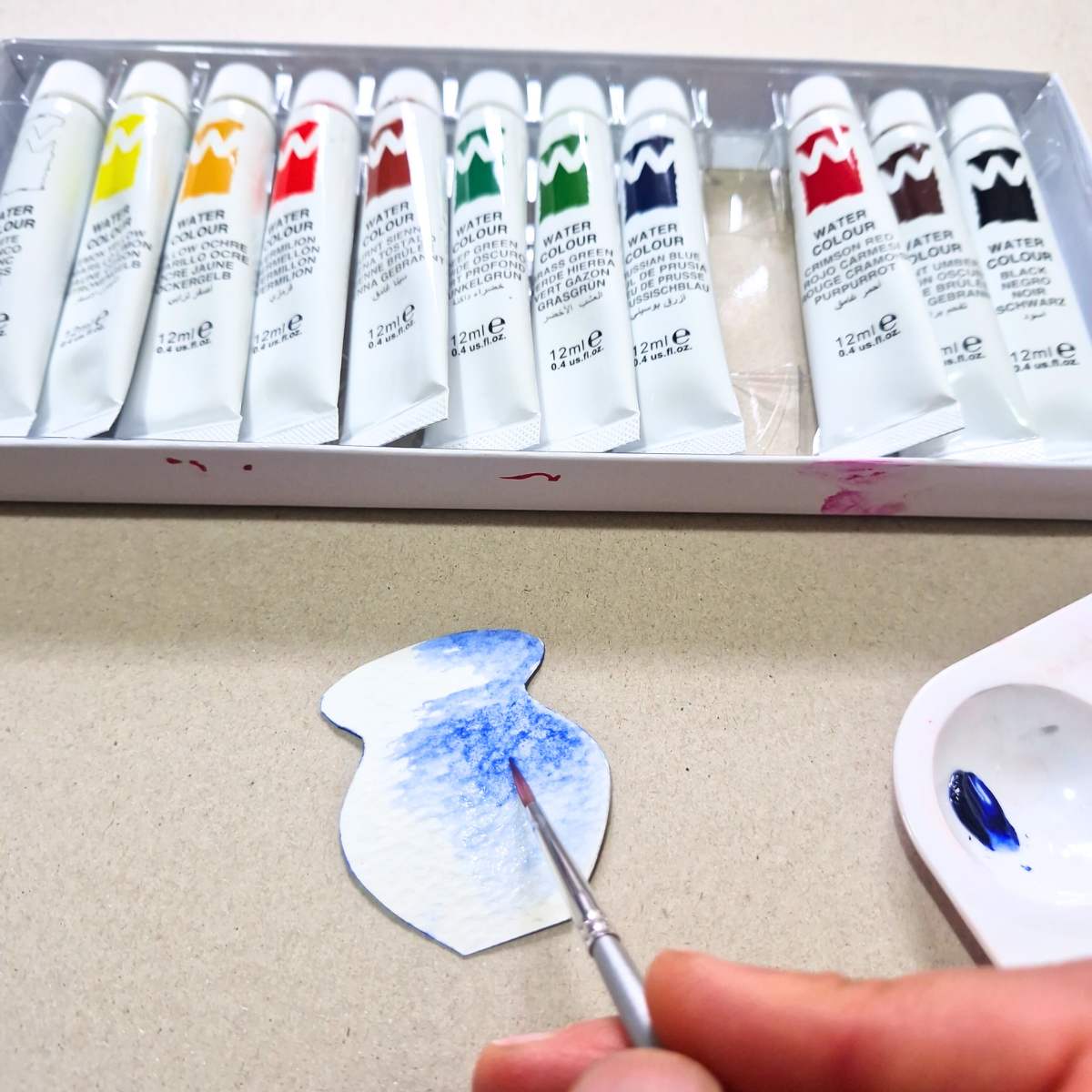 Pressed Flowers and Watercolor Art Frame Workshop