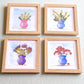 Pressed Flowers and Watercolor Art Frame Workshop