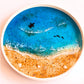 Round Ocean Resin Art Tray & Wall Art – Melbourne Beach Art
