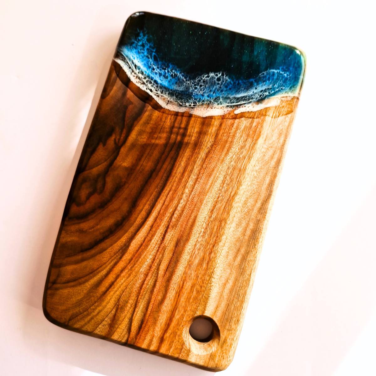 Ocean Resin Cheese & Serving Board – Small | Australian Camphor Laurel