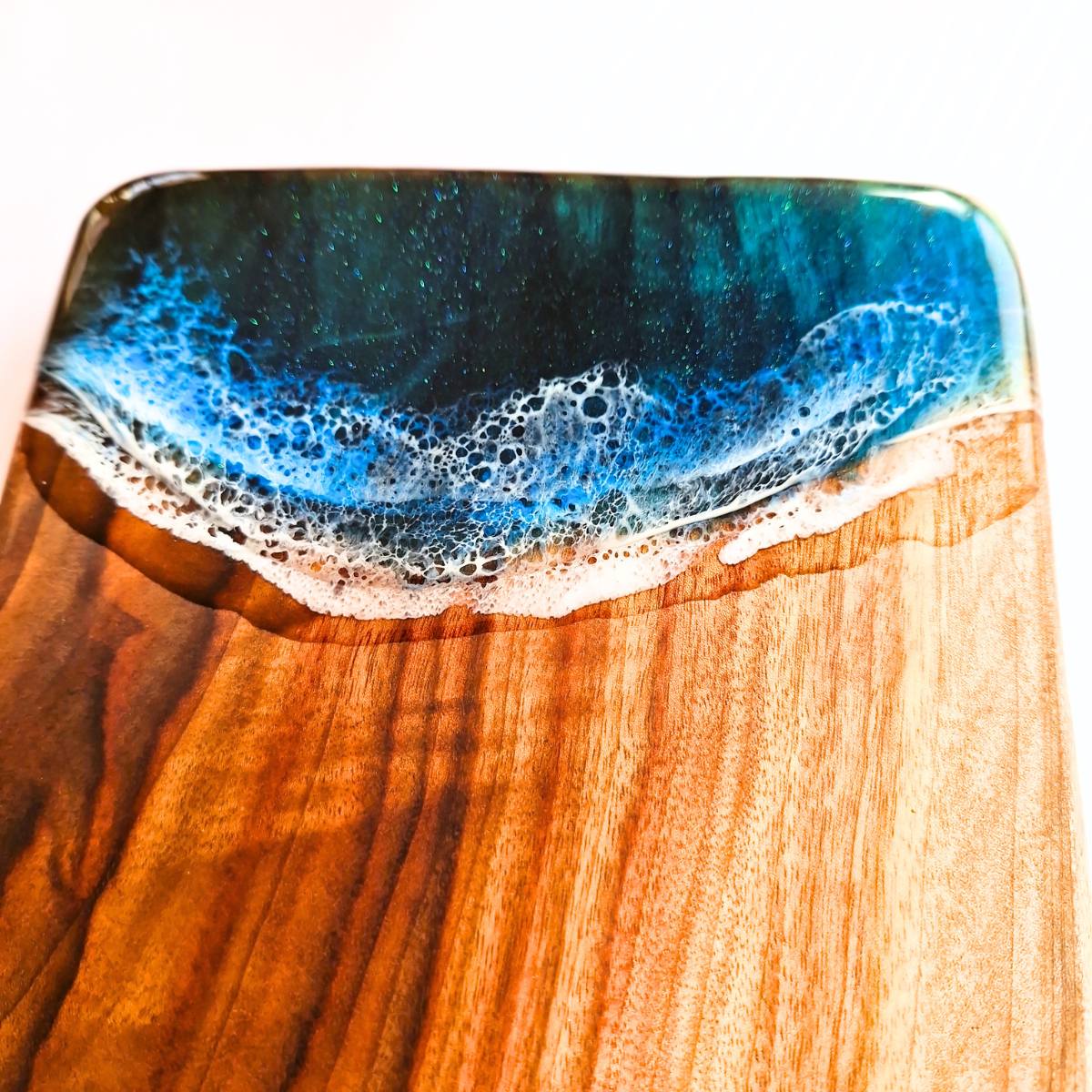 Ocean Resin Cheese & Serving Board – Small | Australian Camphor Laurel
