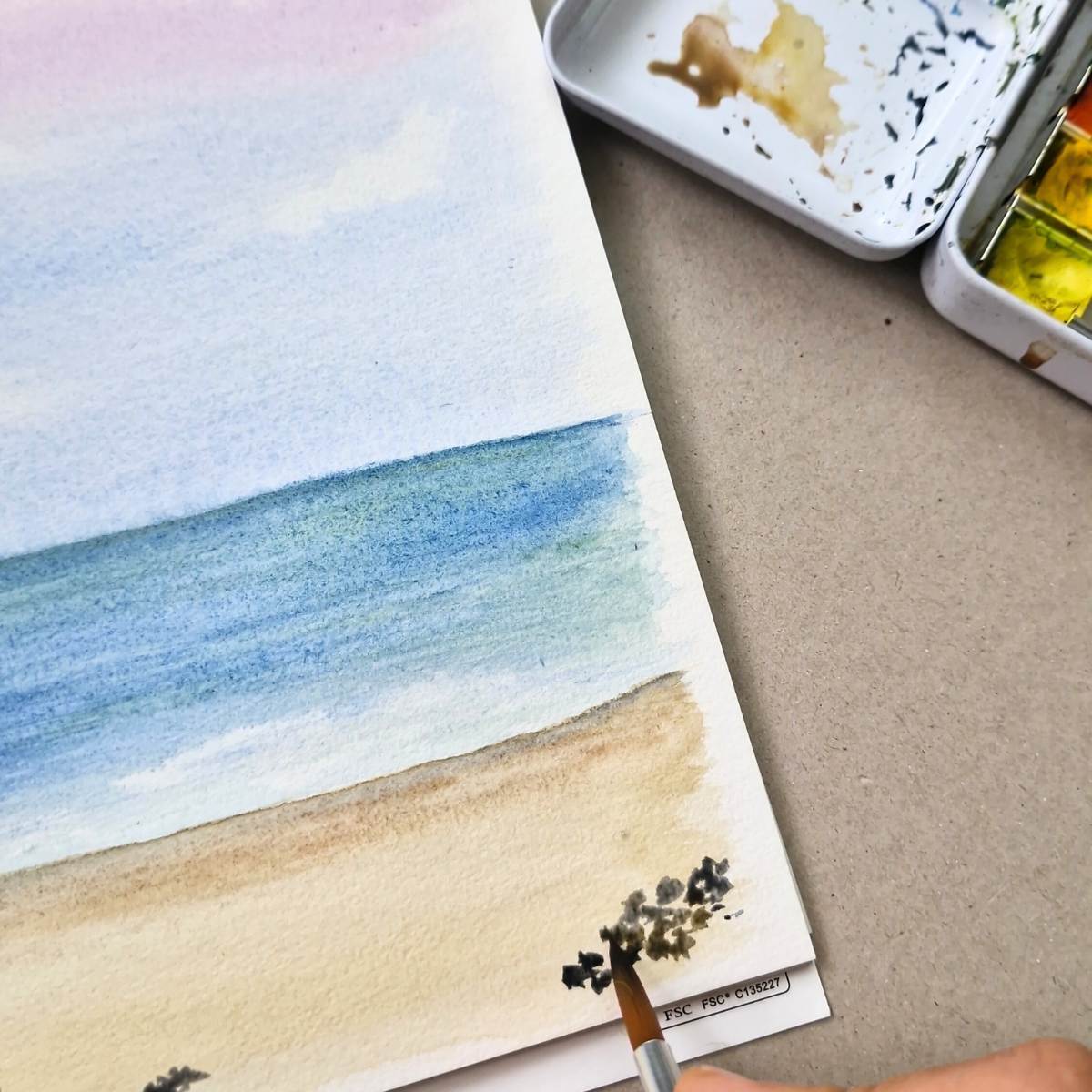 Coastal Watercolors Workshop | Paint Your Peaceful Beach Escapes