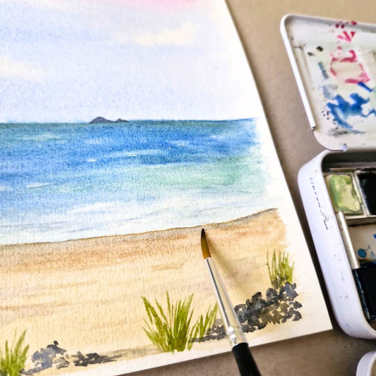 Coastal Watercolors Workshop | Paint Your Peaceful Beach Escapes